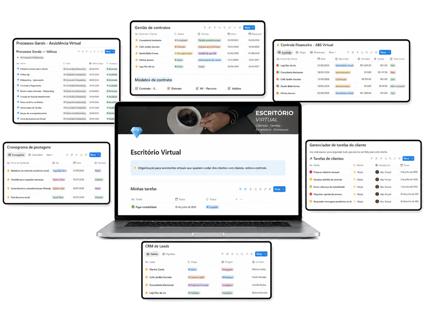 Escritório Virtual nos dispositivos